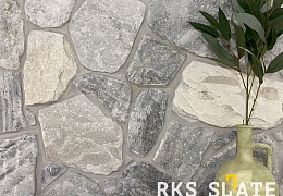 Облицовочный камень RKS SLATE Cloudy Grey Quartz Loose