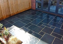Плитка из известняка Belgian Black 600x300 мм