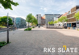 Брусчатка RKS Slate Belgian Grey 100х100 мм