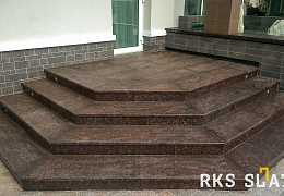 Гранитная плитка Tan Brown, Polished