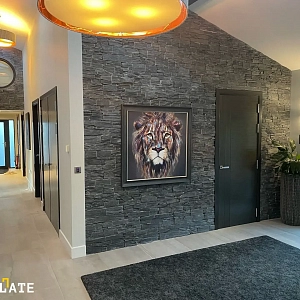 Черный сланец в интерьере: 3D панели RKS SLATE Black Slate Country для уникального дизайна