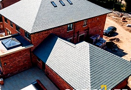 Фасадный сланец RKS SLATE Grey Natural 500х250 мм