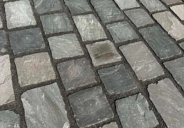 Брусчатка RKS Slate Belgian Grey 100х100 мм