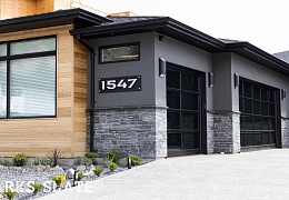 Облицовочный камень RKS SLATE Monsoon Black Quartz Strips