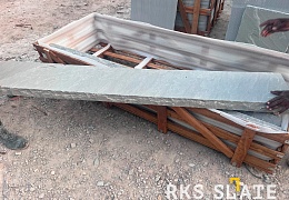 Ступень из камня, Belgian Grey, колотая, 1500х350х30 мм