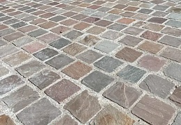 Брусчатка RKS Slate Belgian Multi 100х100 мм