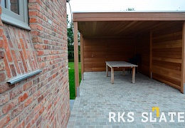 Брусчатка RKS Slate Belgian Grey 100х100 мм
