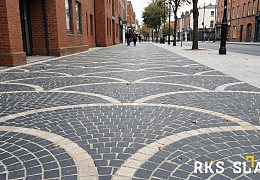 Брусчатка RKS Slate Belgian Grey 100х100 мм