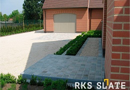 Брусчатка RKS Slate Belgian Grey 100х100 мм