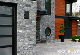 Облицовочный камень RKS SLATE Black Slate Castle