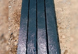 Бордюр (поребрик) из камня, Belgian Black, колотый, 80х1000 мм
