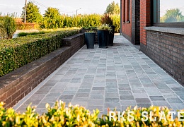 Брусчатка RKS Slate Belgian Grey 100х100 мм