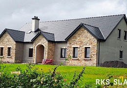 Фасадный сланец RKS SLATE Graphite Natural 400х200 мм
