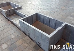 Брусчатка RKS Slate Belgian Grey 100х100 мм