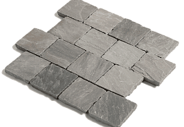 Брусчатка RKS Slate Belgian Grey 100х100 мм
