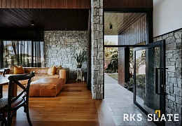 Облицовочный камень RKS SLATE Cloudy Grey Quartz Castle