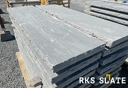 Ступень из камня, Belgian Grey, колотая, 1500х350х30 мм