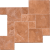Натуральная плитка из травертина Noce French Pattern для внутренней и внешней отделки — RKS SLATE 