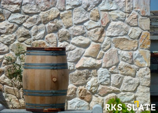 Фасадный камень известняк RKS SLATE Beige Limestone Loose