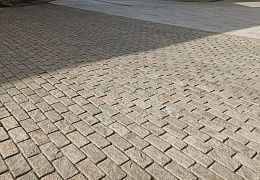 Гранитная брусчатка RKS Slate Vermont, галтованная 200х200 мм