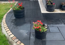 Плитка из известняка Belgian Black 600x300 мм
