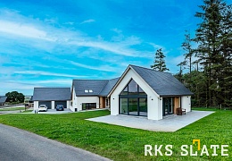 Фасадный сланец RKS SLATE Graphite Natural 400х200 мм