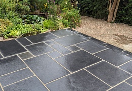 Плитка из известняка Belgian Black 600x300 мм