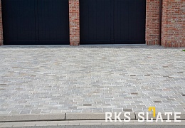 Брусчатка RKS Slate Belgian Grey 100х100 мм