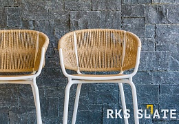 Облицовочный камень RKS SLATE Midnight Black Castle