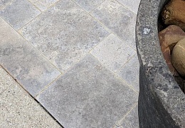 Плитка из травертина Silver French Pattern