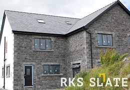 Фасадный сланец RKS SLATE Grey Natural 500х250 мм