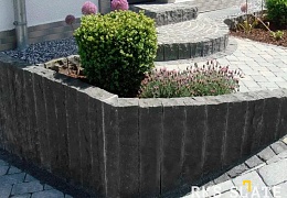 Бордюр (поребрик) из камня, Belgian Black, колотый, 80х1000 мм