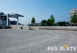 Брусчатка RKS Slate Belgian Grey 100х100 мм