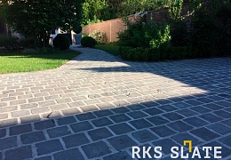 Брусчатка RKS Slate Belgian Grey 100х100 мм