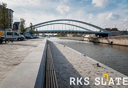 Брусчатка RKS Slate Belgian Grey 100х100 мм