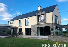 Фасадный сланец RKS SLATE Graphite Natural 400х200 мм