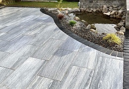 Брусчатка RKS Slate Belgian Black 200х100 мм