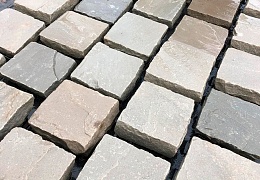 Брусчатка RKS Slate Belgian Grey 100х100 мм