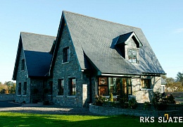 Фасадный сланец RKS SLATE Graphite Natural 400х200 мм