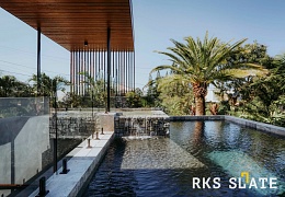Облицовочный камень RKS SLATE Cloudy Grey Quartz Castle