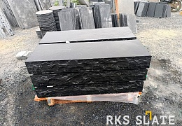 Бордюр (поребрик) из камня, Belgian Black, колотый, 80х1000 мм