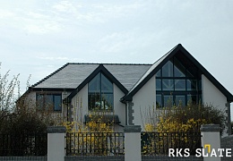 Фасадный сланец RKS SLATE Graphite Natural 400х200 мм