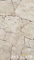 Облицовочный камень для фасада RKS SLATE Ivory Travertine Loose