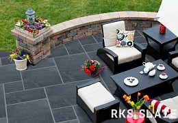 Плитка из известняка Belgian Black 600x300 мм