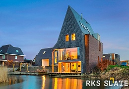Фасадный сланец RKS SLATE Graphite Natural 400х200 мм