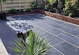 Плитка из известняка Belgian Black 600x300 мм