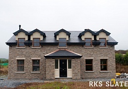 Фасадный сланец RKS SLATE Graphite Natural 400х200 мм