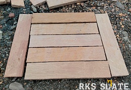 Бордюр (поребрик) из камня, Belgian Multi, колотый, 50х1000 мм