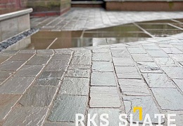 Брусчатка RKS Slate Belgian Grey 100х100 мм